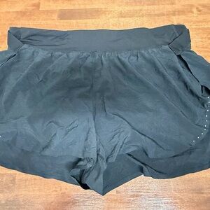 Lululemon Black Women's Shorts (high slit & patterned)